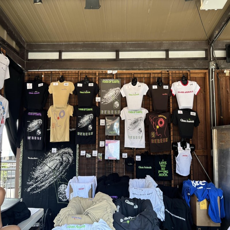 Find Collectible Merchandise in the Glass Animals Official Shop